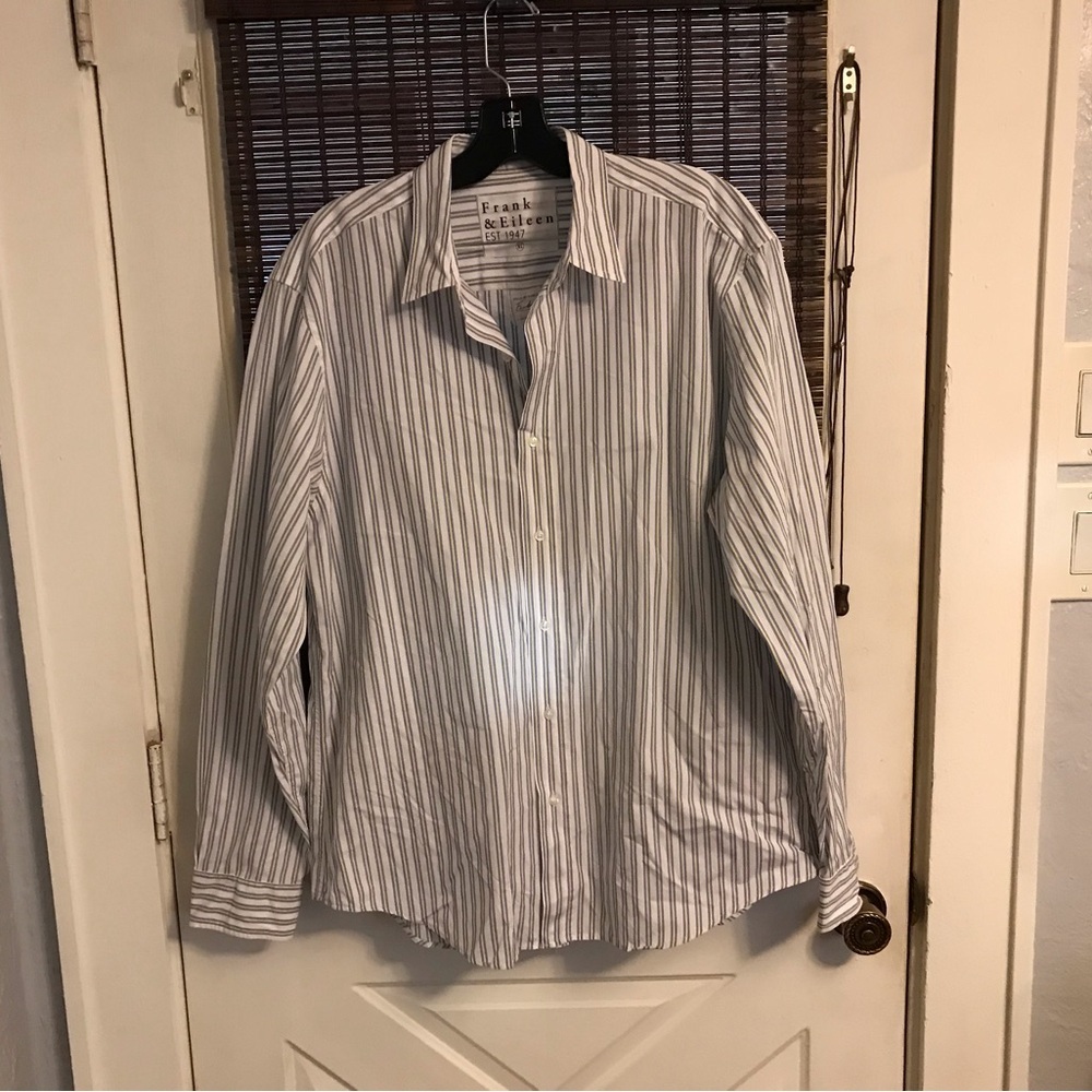 NWOT Frank & Eileen Finbar classic fit cotton poplin shirt